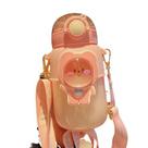 Garrafa Squeeze Infantil 630ml Para Escola Viagem Com Alça