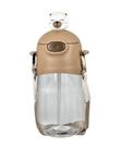 Garrafa Squeeze Infantil 700ml Escola Viagem Com Alça Urso