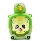 Garrafa Squeeze Infantil Quadrada Ursinho com Alça 900 ml. HM-489