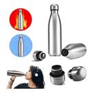 Garrafa Squeeze Inox Térmica 500ml Academia Frio Quente Água Prateado Inox Garrafa Squeeze Inox Térmica 500ml Academia Frio Quente Água Prateado Inox