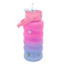 Garrafa Squeeze Lyor Wave Vermelha e Azul C/ Adesivos 2l