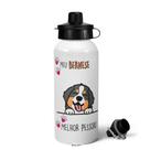 Garrafa Squeeze MQ Dog - Meu Bernese, melhor pessoa!