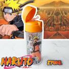 Garrafa Squeeze Naruto, altamente resistente a impactos com capacidade 270ml Helsim