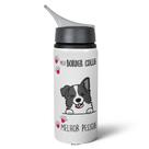 Garrafa Squeeze NK Dog - Meu Border Collie, melhor pessoa!