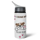 Garrafa Squeeze NK - Meu Buldogue inglês, melhor pessoa!