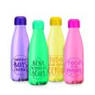 Garrafa Squeeze Paris frases 600ml Plasduran