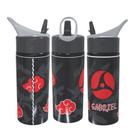 Garrafa Squeeze Personalizado Anime Naruto Akatsuki Alumínio 600ML Com Nome Garrafa Squeeze Personalizado Anime Naruto Akatsuki Alumínio 600ML Com Nome