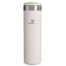 Garrafa stanley térmica aerolight transit em aço inoxidável rose quartz 591ml 08385-00