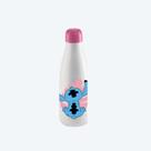 Garrafa Stitch Squeeze Garrafinha Com Tampa Disney 600Ml lancheira Escolar Infanti lPasseio academ