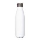 Garrafa Tampa Inox 500ml Branca Caminhada Academia