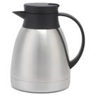 Garrafa Térmica 1 Litro Café Chá Gelado Quente Tampa Frio Temperatura Botão Trilha