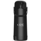 Garrafa Térmica 1,8L Termolar Magic Pump Preto com Estampa Café