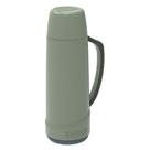 Garrafa Térmica 1L ampola de vidro Verde Cristal Soprano