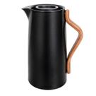 Garrafa Térmica 1L Branca com Cabo de Bambu Design Nórdico Garrafa Térmica 1L Branca com Cabo de Bambu Design Nórdico