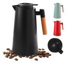 Garrafa Térmica 1L com Termômetro LED e Cabo de Madeira Ideal para Café, Chá e Bebidas Quentes