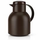 Garrafa Térmica 1L Emsa Samba Quick Press Marrom Café Quente por 12H