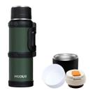 Garrafa Térmica 2,4 Litros Quente Frio Com Aço Inoxidável Isolamento Térmico Café Suco Água Camping Academia Passeio Caminhada