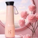 Garrafa Térmica 400ml de Café Água Suco Parede Dupla A Vácuo Inox Camping Academia Passeio Caminhada Portátil