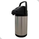Garrafa térmica 4l escellence inox e preta soprano Garrafa térmica 4l escellence inox e preta soprano