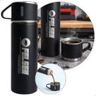 Garrafa Térmica 500ml Inox A Vácuo Com Copo Café Quente Frio Garrafa Térmica 500ml Inox A Vácuo Com Copo Café Quente Frio