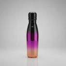 Garrafa Térmica 500ml Inox Parede Dupla Furta-Cor Premium Cor:Tampa Preta