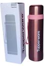 Garrafa térmica 500ml - Tupperware - rosa com gliter