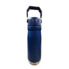 Garrafa Térmica 650 ML Parede Dupla Em Inox e Bico Flip C/ Canudo Garrafa Térmica 650 ML Parede Dupla Em Inox e Bico Flip C/ Canudo