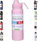 Garrafa Térmica 800 ML Isolada à Vácuo e Antivazamento, Água Gelada ou Quente / Esporte