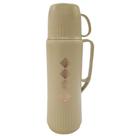 Garrafa Térmica 800ml com Caneca N249114-4 Bege - Quanhe