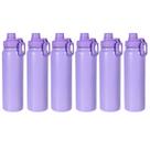 Garrafa Térmica 800ml em Aço Inox Vacuum, Squeeze com Vedação Antivazamento Peneira Removível e Alça, bebida gelada ou quente, 28x8x8cm KIT 6UN Garrafa Térmica 800ml em Aço Inox Vacuum, Squeeze com Vedação Antivazamento Peneira Removível e Alça, bebida gelada ou quente, 28x8x8cm KIT 6UN