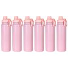 Garrafa Térmica 800ml em Aço Inox Vacuum, Squeeze com Vedação Antivazamento Peneira Removível e Alça, bebida gelada ou quente, 28x8x8cm KIT 6UN Garrafa Térmica 800ml em Aço Inox Vacuum, Squeeze com Vedação Antivazamento Peneira Removível e Alça, bebida gelada ou quente, 28x8x8cm KIT 6UN