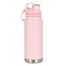 Garrafa Térmica 950ml Água Gelada Squeeze Rosa Com Alça