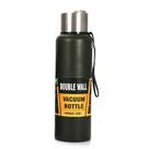 Garrafa Térmica Aço Inox 1L Litro 1000ml Tampa Alça Camping
