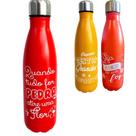Garrafa Térmica Aço Inox Água Chá Café Suco Bebidas Frases Motivacionais 750ml Diversas Cores Wincy Garrafa Térmica Aço Inox Água Chá Café Suco Bebidas Frases Motivacionais 750ml Diversas Cores Wincy
