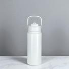 Garrafa Térmica Aço Inox copo duplo para bebe Com Canudo+ Base da Mesma Cor 1200ml/1000ml/800ml/600m