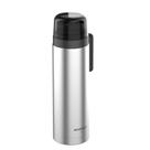 Garrafa térmica ágata slim c/ bico 1l inox/preto