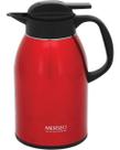 GARRAFA TÉRMICA ÁGUA CAFÉ CHÁ 26x20x14cm 1,6 LITRO INOX VERMELHO PAREDE DUPLA KAFFE
