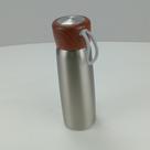 GARRAFA TÉRMICA ÁGUA SQUEEZE ACADEMIA TREINO 22x7x7cm 500ml INOX PRATA PAREDE DUPLA DELICATE