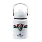 Garrafa Térmica Arell Fluminense 355ml Tricolor Straw Flask Garrafa Térmica Arell Fluminense 355ml Tricolor Straw Flask