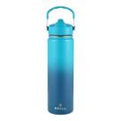 Garrafa Térmica Arell Straw Flask Com Alça em Aço Inox 650ml