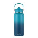 Garrafa Térmica Arell Straw Ocean Blue Esporte Fitness 946ml