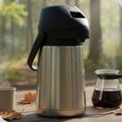 Garrafa Térmica Avitherm 1L Inox Parede Dupla a Vácuo com Alavanca de Pressão