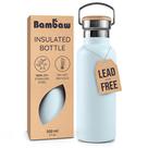 Garrafa Térmica Bambaw 500 ml Aço Inoxidável Azul Gelo
