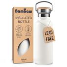 Garrafa Térmica Bambaw 710ml Aço Inoxidável Branca
