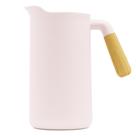 Garrafa Térmica Bella 1 Litro Café E Chá Vidro Ampola Rosa Garrafa Térmica Bella 1 Litro Café E Chá Vidro Ampola Rosa
