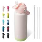 Garrafa Térmica BJPKPK 710ml de Aço Inoxidável Rosa