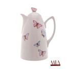 Garrafa Térmica Borboleta Porcelana 900ml