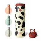 Garrafa Térmica BOTTLE BOTTLE 700ml com Tampa Canudo Vaca