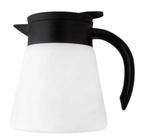 Garrafa termica branca 600ml aço inox e plastico - moment Garrafa termica branca 600ml aço inox e plastico - moment