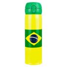 Garrafa Térmica Brasil Amarelo Copa 420ml